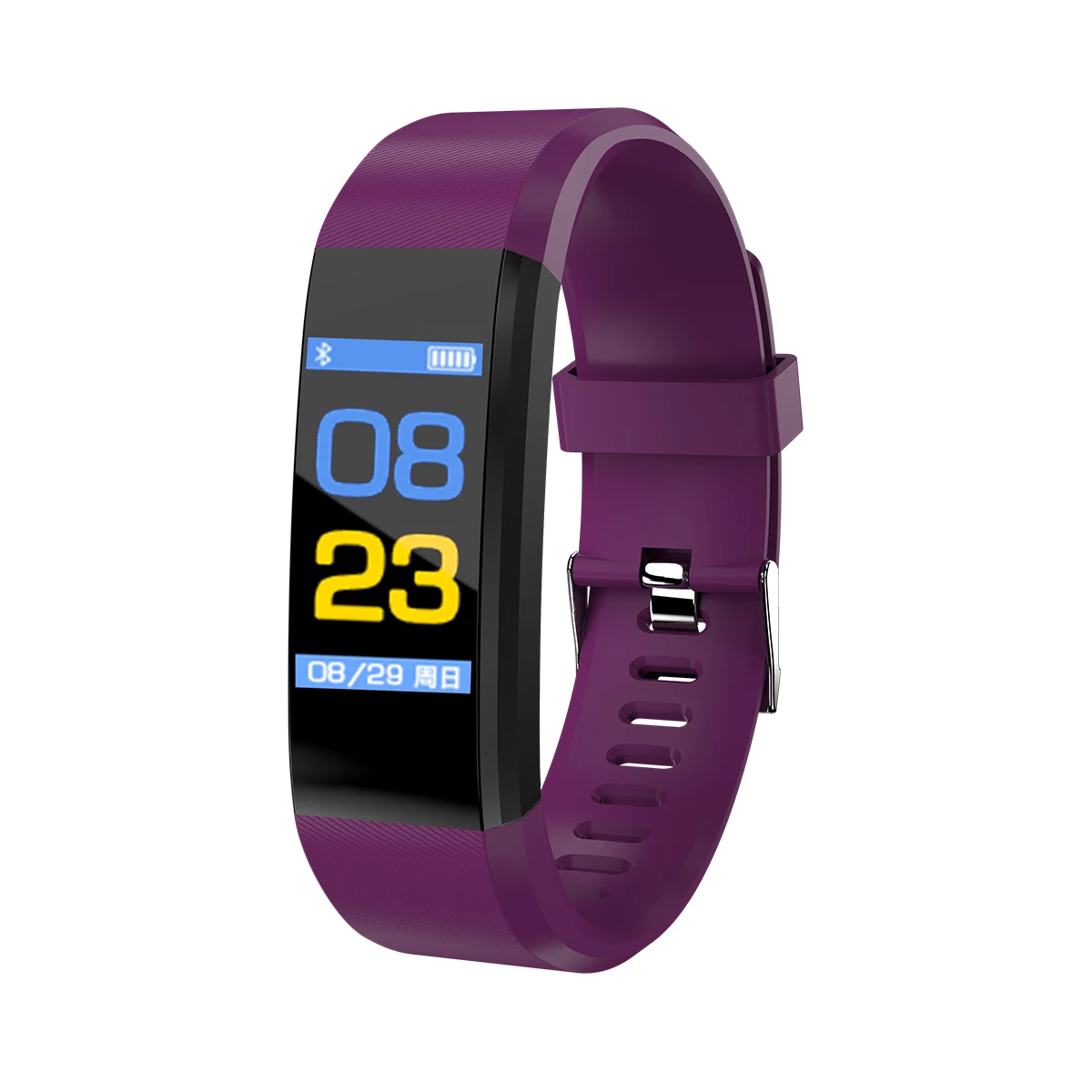 2021 115 Plus Super Light Comfortable Wear HR BP Smart Wrist Band Smartwatch Sport Watch Smart Bracelet 115 Plus