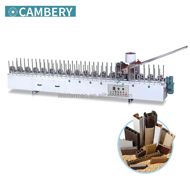 Полнофункциональный термоплавкий клей EVA, оберточная пленка из МДФ, машина для упаковки профилей ПВХ, вакуумная упаковочная машина для деревянного профиля