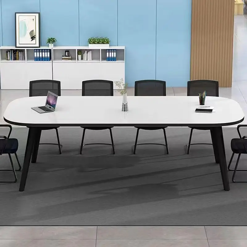 Simple modern conference tables and chairs combination small conference room table oval long table