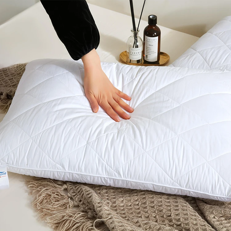 Custom shaped 5 star luxury marriott hilton hotel home pillow duck down feather pillow