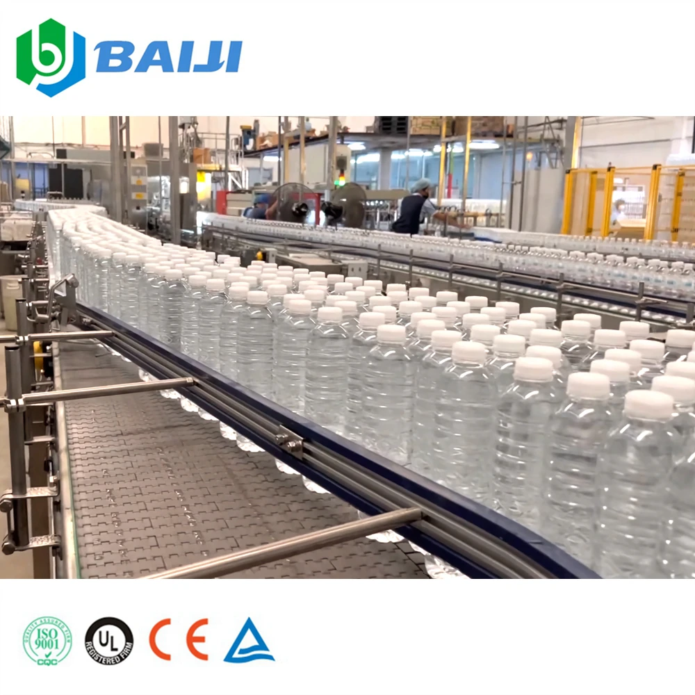 Full automatic small drinking pure mineral water bottle filling machine machinery production line