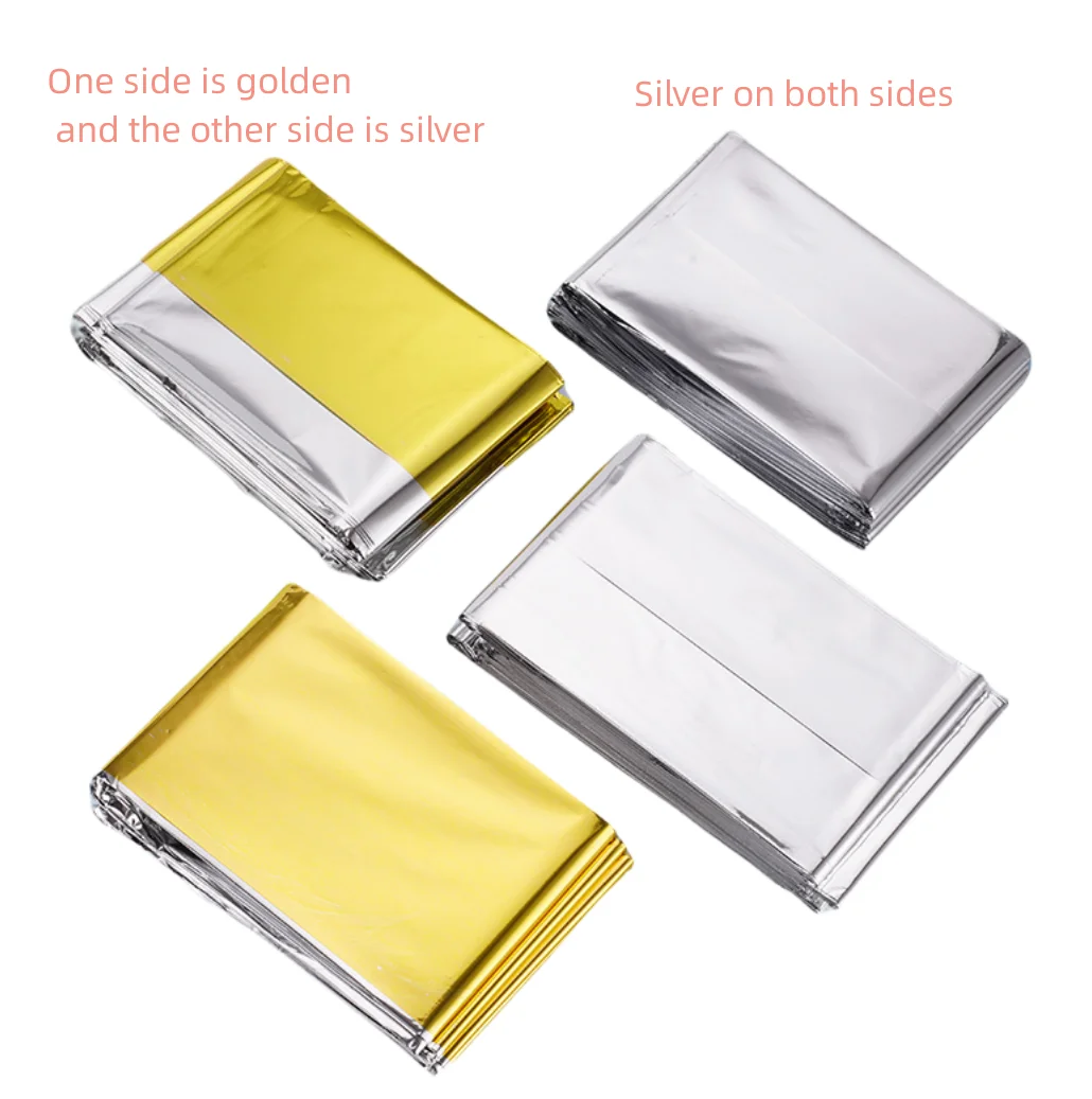 Outdoor survival First aid Keep Warming Thermal Mylar Emergency Blanket