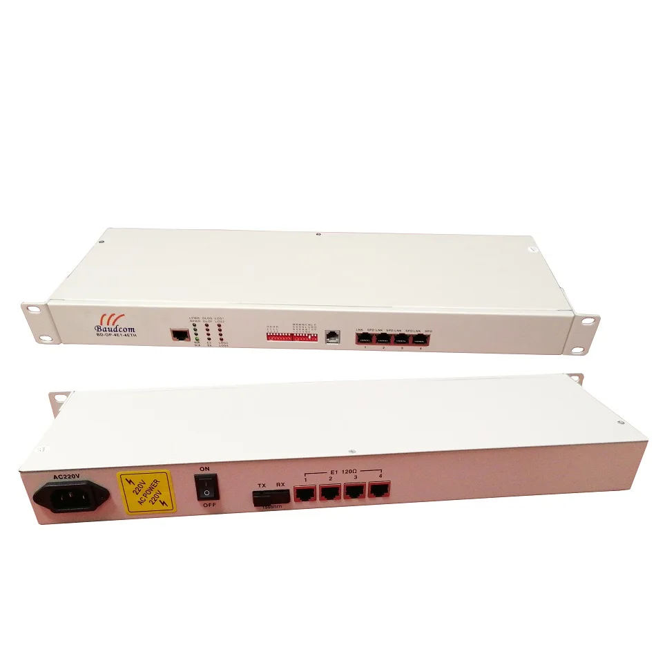 4E1 Fast Ethernet Fiber Optical PDH Multiplexer