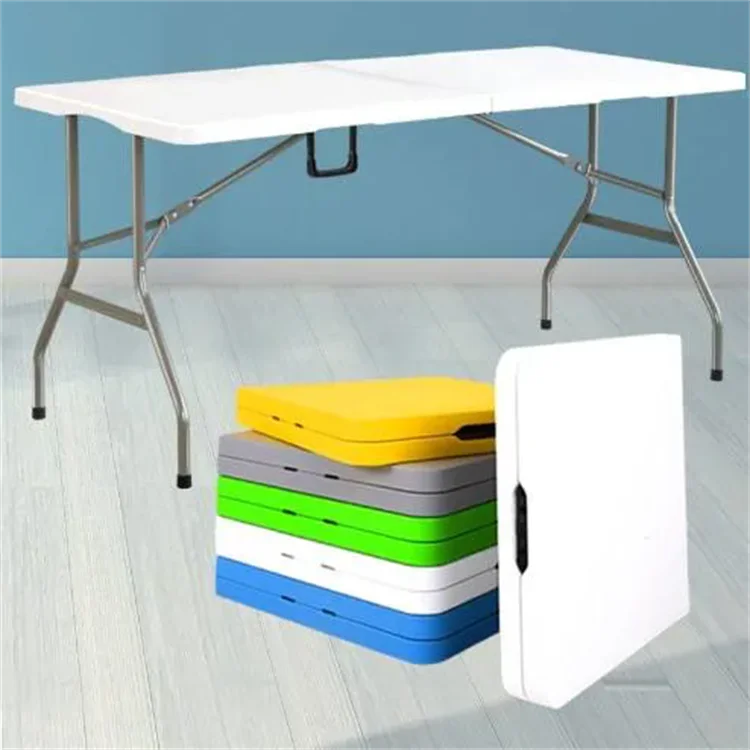 Modern Design Outdoor Garden Stackable HDPE Folding Tables and Chairs for Restaurant Dining Parties or Camping