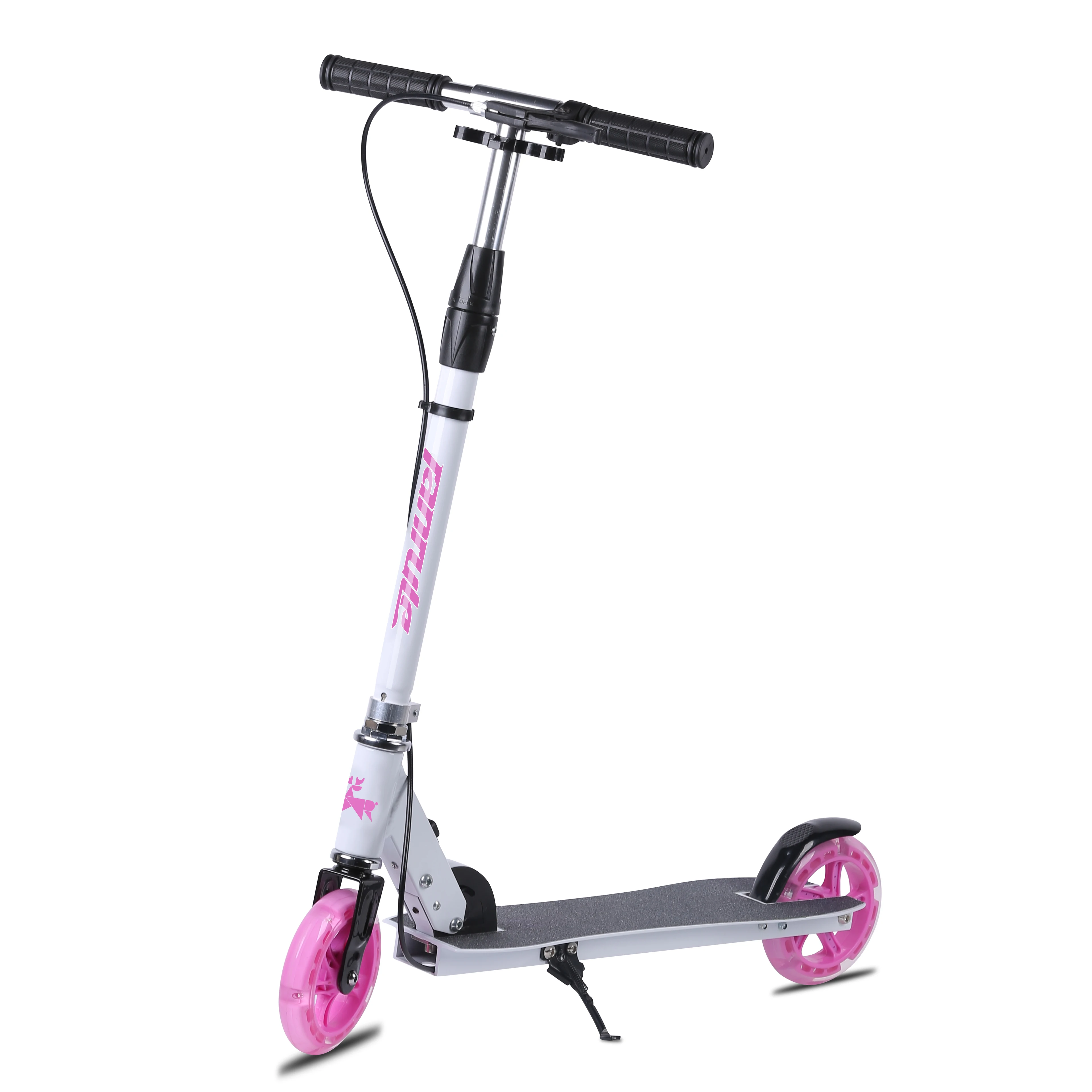 Two Wheel Kids Scooter Wholesale Led Light Blue Body Plastic Colorful Scooter with EN71