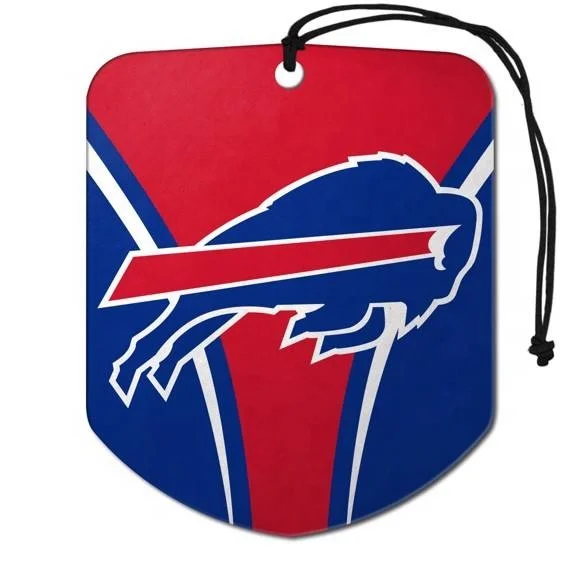 2023 hot-sale customized Manufacturer Wholesale Cheap NFL 32 Team Hanging Paper Air Freshener used in Car bedroom or bathroom