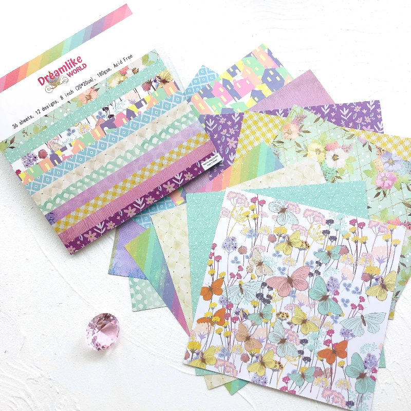 New Original Bts Crafts Scrapbook Flowers Paper