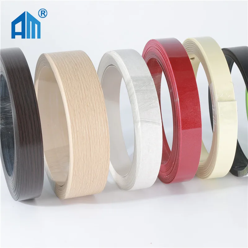 Matt White Solid Color Cabinet Decoration PVC Edge Banding Metal Furniture Trim