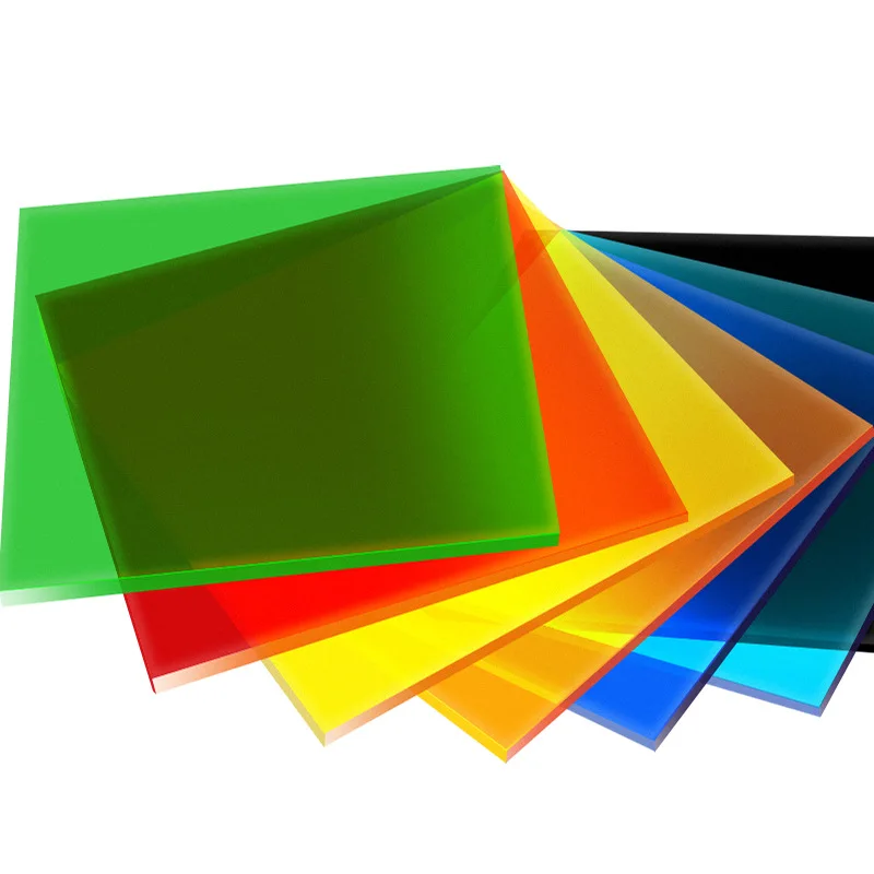 Custom Size Colored Acrylic Sheet 4x8 Plexiglass 2.8mm 5mm Thick Clear Acrylic Sheet