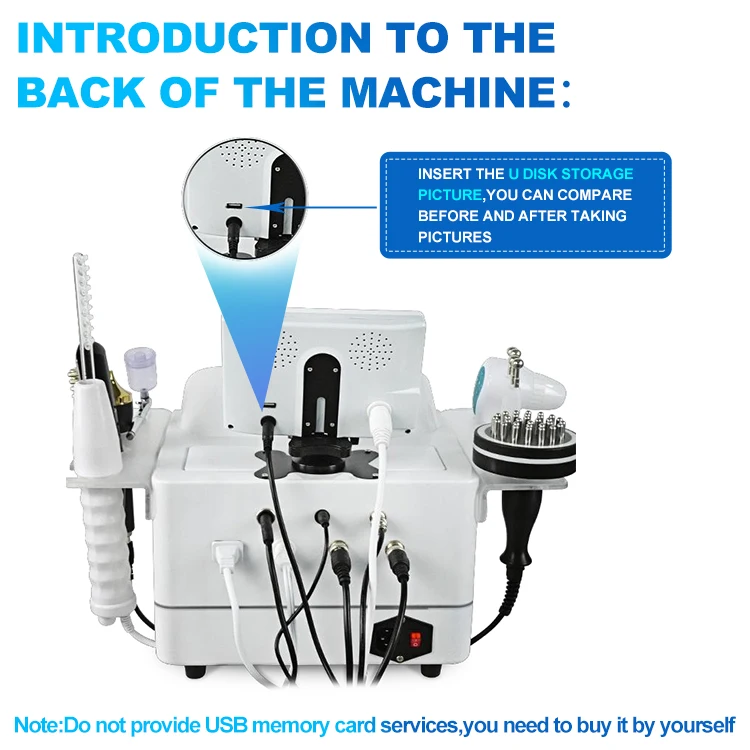 7 in 1 multifunctional analyzer scalp hair scalp analysis hair loss treatment scalp massager 200X camera beauty machine