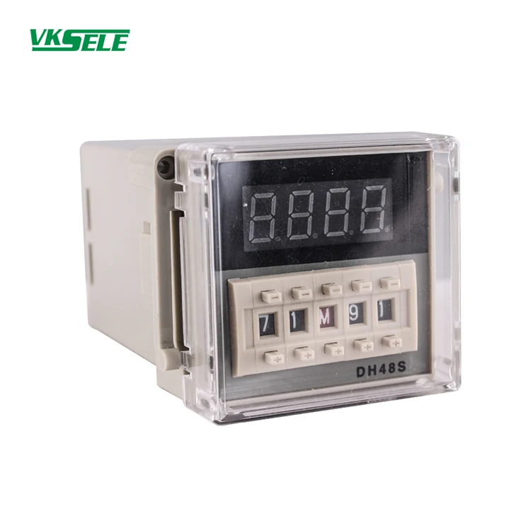 DH48S 0.1s to 99h 24V 110V  220V Digital repeat cycle timer relay
