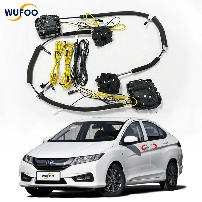 Plug And Play Electric Car Door Parts Electric Suction Door Car Door Soft Close for Honda City