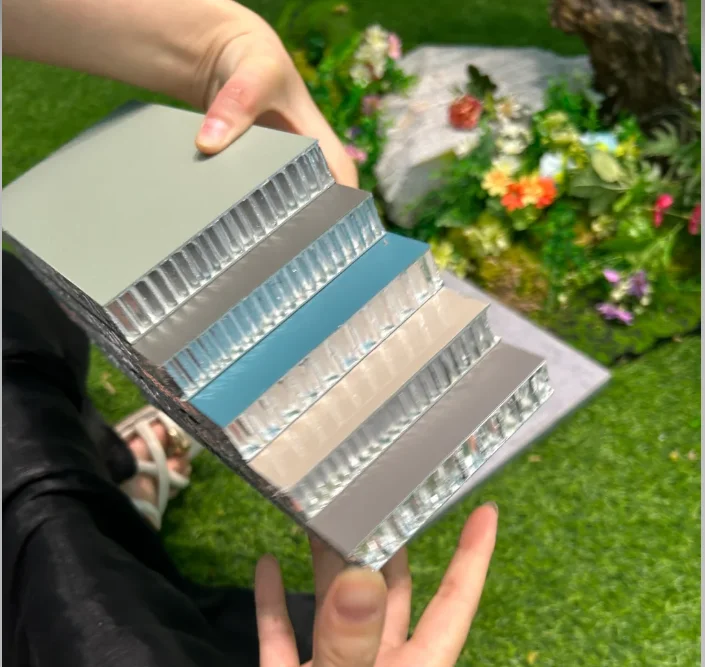 Colorful 6mm 10mm 18mm 20mm 25mm Shanghai Aludream Aluminum Honeycomb Panel Sheet For Sale SPC/HPL Coated
