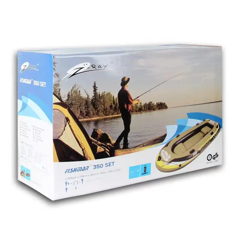 B07 jilong 07207-1 FISHMAN 200 Boat Set Inflatable1-2 Person fishing boat with Paddles rafting boat for outdoor pool accessories