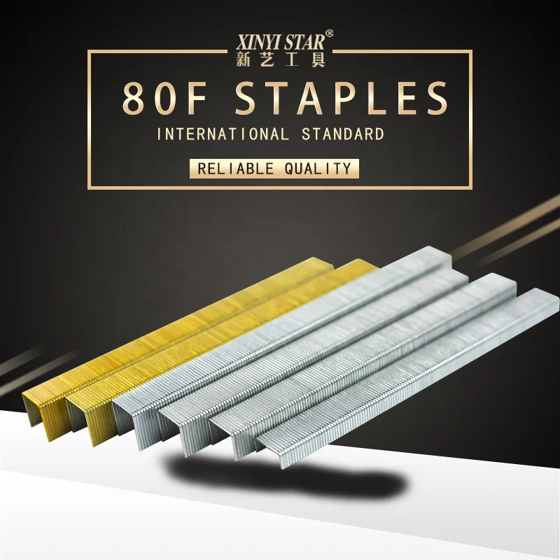 XINYI 21Gauge 80 series furniture sofa stapler pin 8006 8008 8010 8012 8014 8016 steel staples