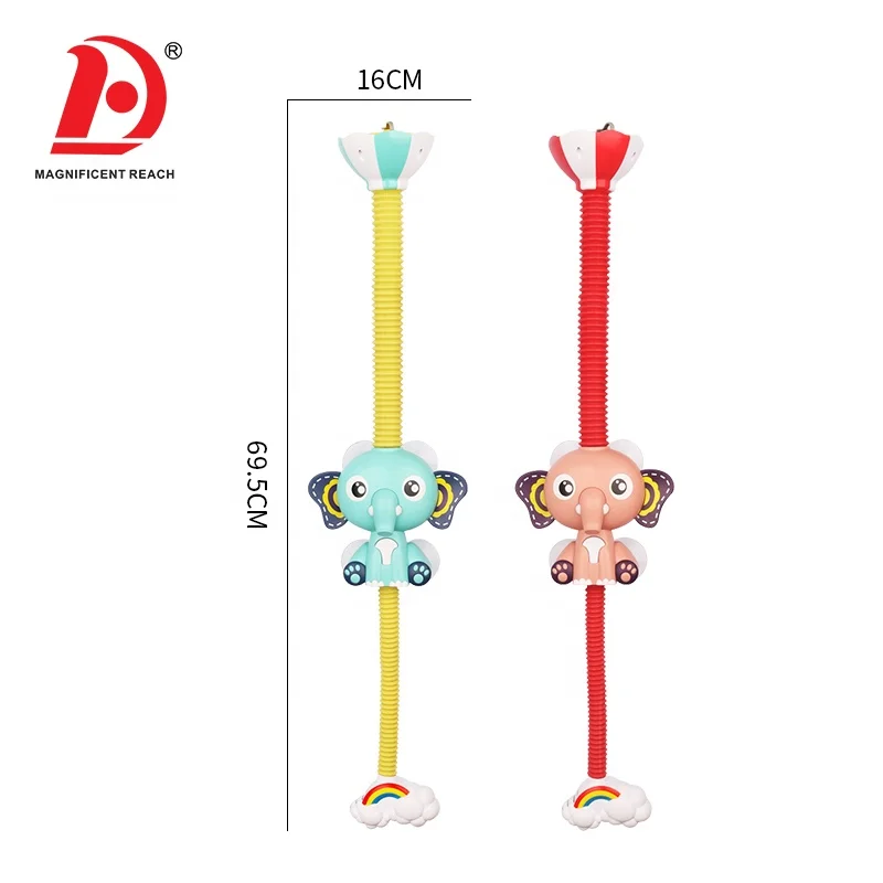 HUADA 2021 NEW Kids Funny Water Spray Game Electric Bath Tub Shower Toy Baby Elephant Sprinkler Bath Toy