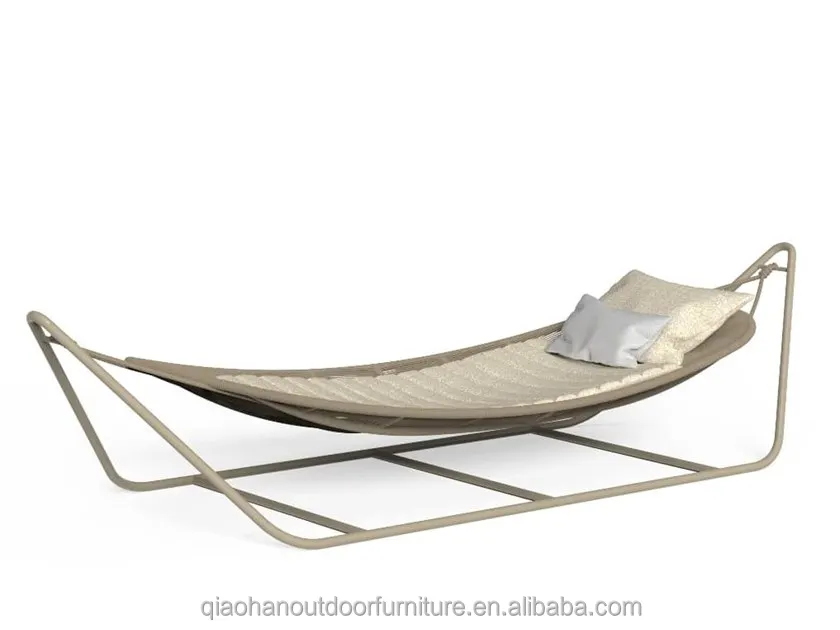 high quality pools swimming outdoor rope sun lounger rattan swing sun bed garden hanging chaise lounger chair