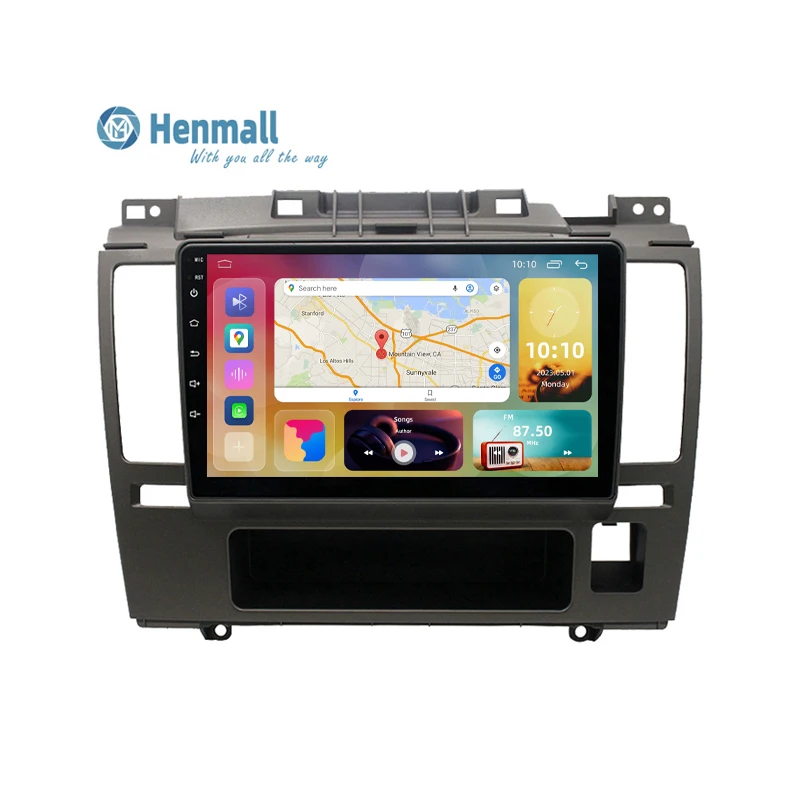 Multimedia Car DVD Video Player 9 Inch HDTouch Screen GPS Navigation System Android Autoradio for Nissan Tiida 2005-2010