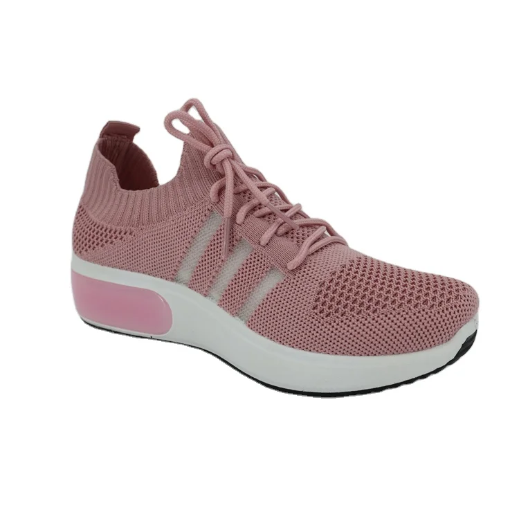 
Breathable walking Comfortable Mesh cloth Casual Sneakers sports knitting Women shoes 