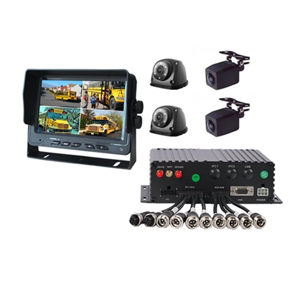 High quality 4 channel 1080p/720p mobile mdvr with GPS 4G WIFI G-SENSOR