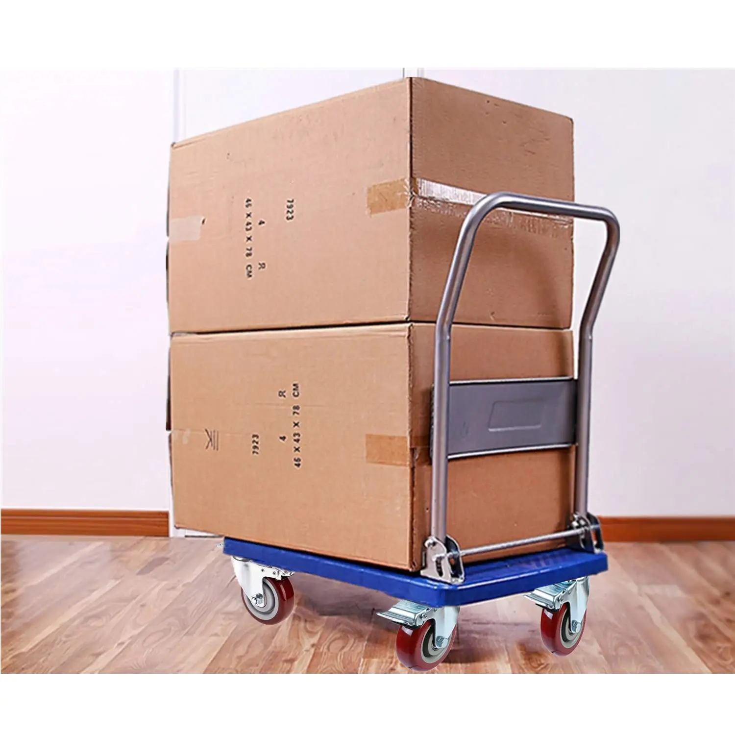 YLcaster Heavy Duty Casters High Load Capacity Plate Casters Wheels for Furniture and Workbench