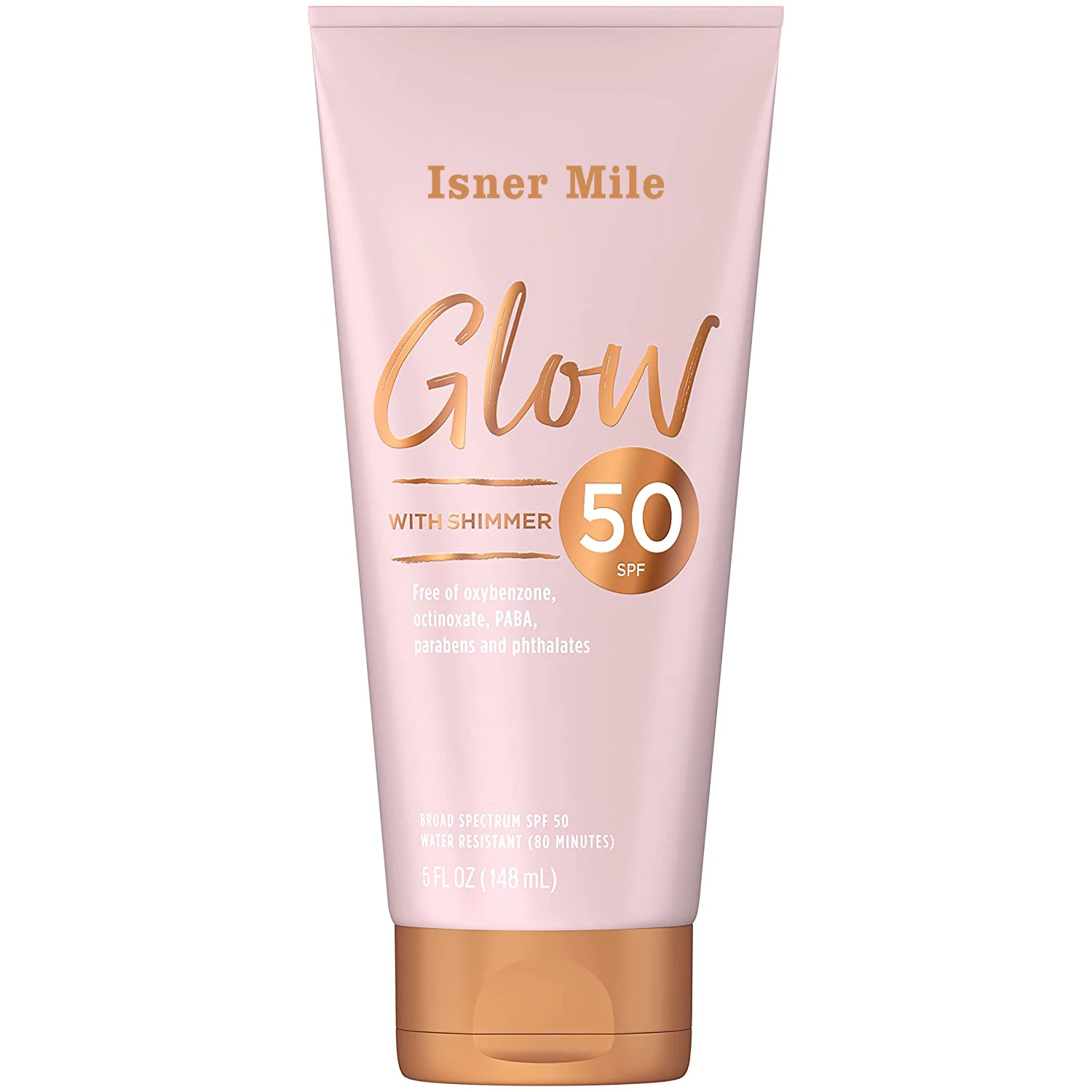  Светящийся увлажняющий солнцезащитный лосьон широкого спектра SPF 50 с подсветкой и мерцающим