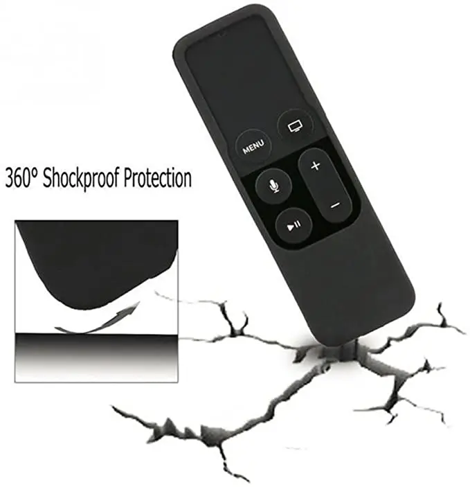 Silicone Shock Proof  TV 4th Generation Remote Cover Remote Case