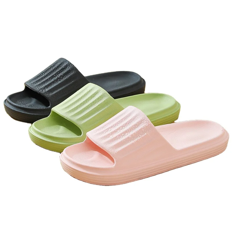 New arrival bathroom slippers women rubbee men slippers sandals