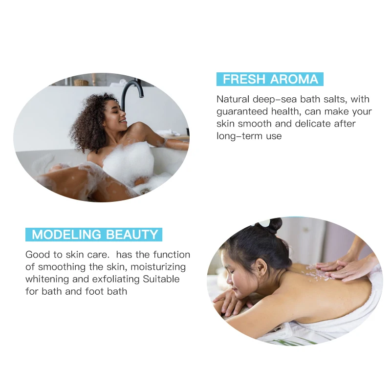 100g Natural Bath Sea Salts Sea Breeze Salt