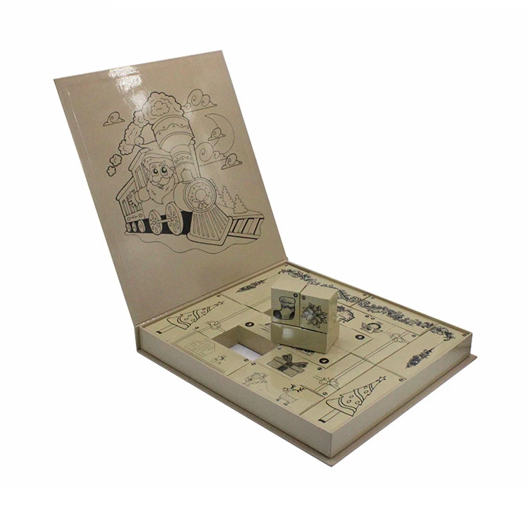 Top Selling custom advent calendar box christmas advent calendar box advent calendar chocolate box