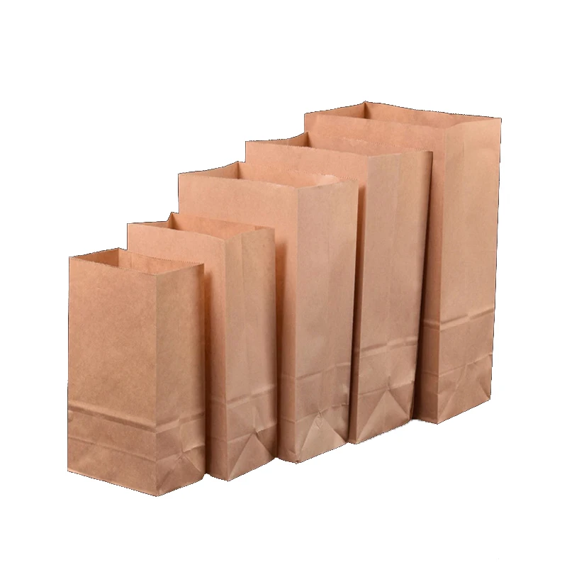 Custom Eco Friendly Greaseproof Takeaway French Fries Sandwich Burger Fast Food Paper Packaging Microwave Popcorn Bag