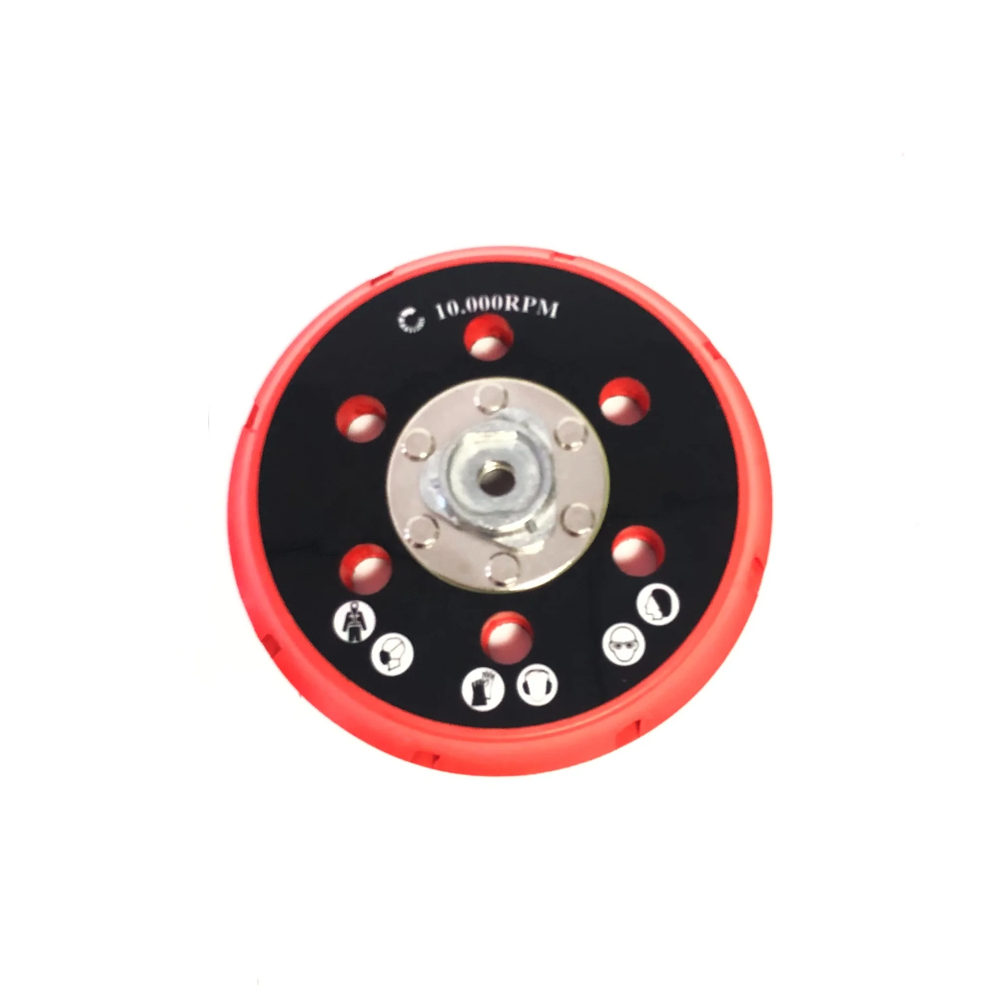 Professional 5 Inch Hook and Loop Backing Plate 6 Inch Dual Action Polisher Backing Pad Sanding Disc DA Buffing Backer Plate OEM