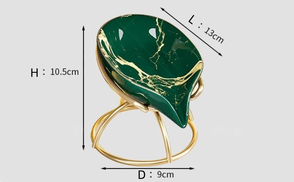 Hot selling Leaf Shape Soap Box Drain Soap Holder Box Bathroom Shower Soap Holder Dish Storage