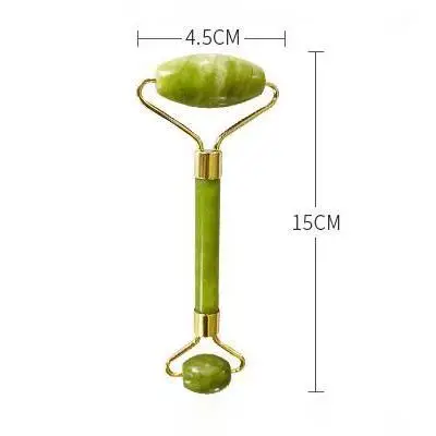 Amazon best seller natural green face massager skin care tools face roller facial jade roller