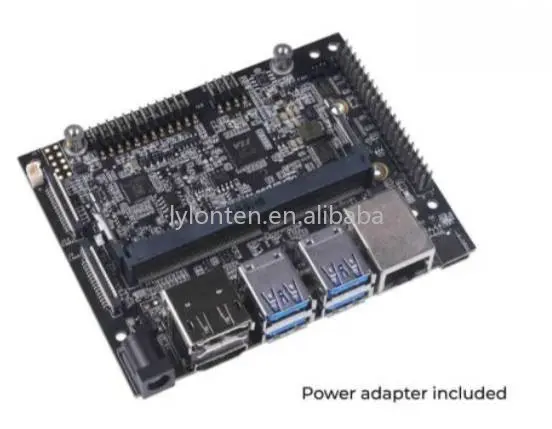 Computer J202 carrier Board for Jetson Nano/Xavier NX/TX2 NX, with 4xUSB, M.2 Key M,E same size of NVIDIA Jetson