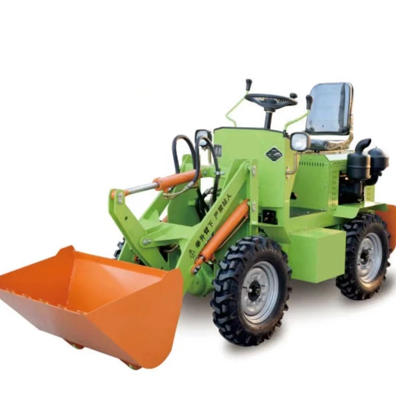 Construction Machinery Loader 0.5 Ton Mini Telescopic Wheel Loader Front End Diesel Loader Electric Star