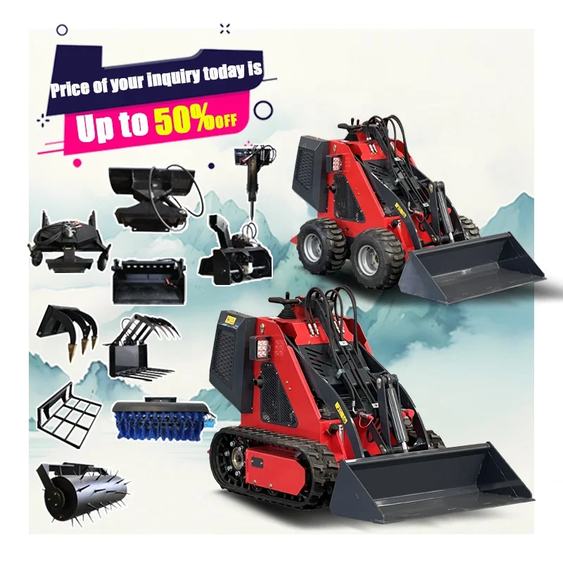 Бесплатная доставка компактный колесный погрузчик