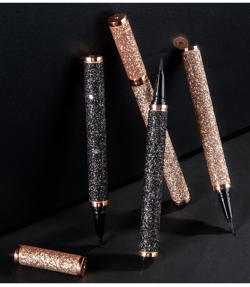 HANDAIYAN 2 in 1 Eyeliner Glue Pen Black Eyelash Eyeliner Waterproof Eye Pencil Make Up Makeup Cosmetic Wholesale