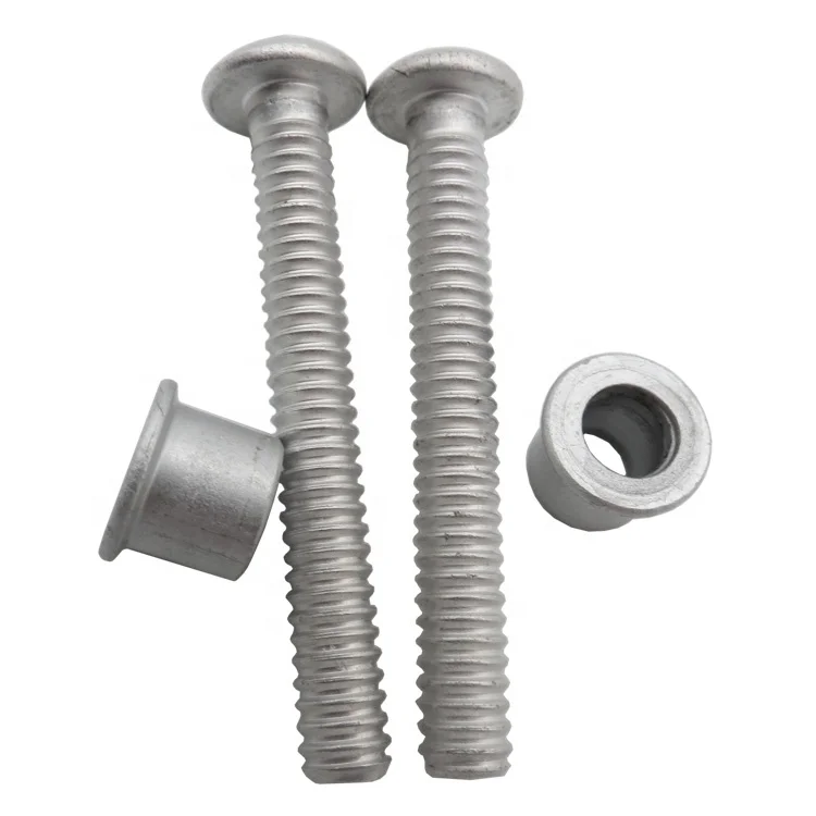 
Magna grip huck lock bolt non groove ring grooved rivets with collars 