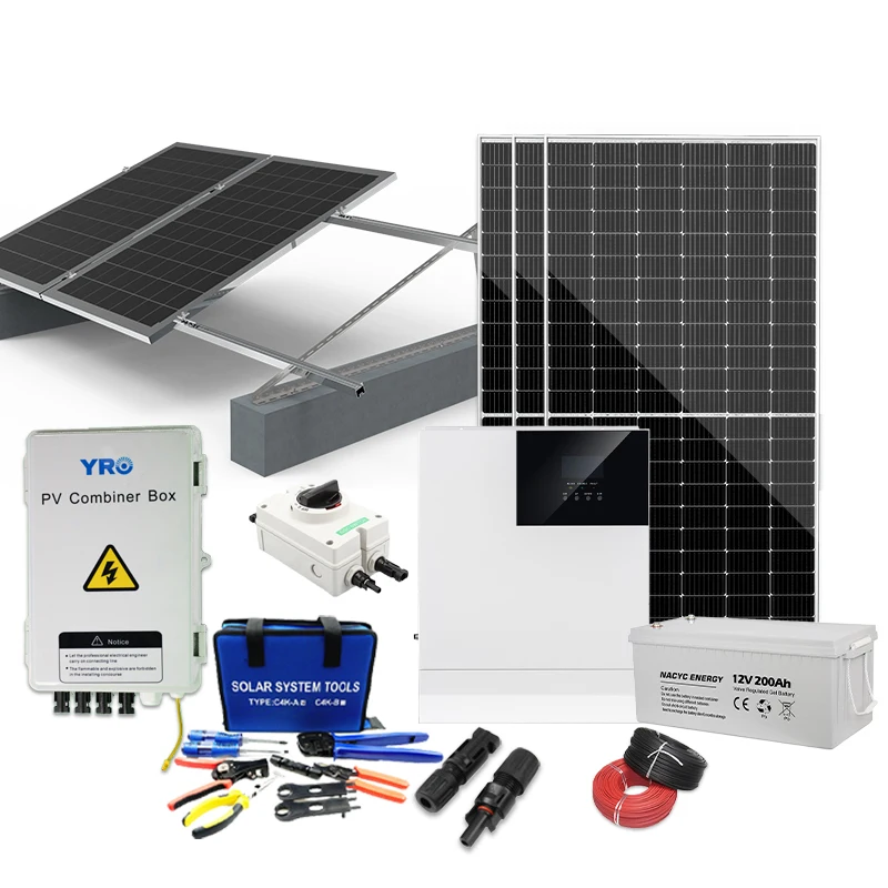 2024 lifepo4 battery pack solar energy storage system lithium solar inverter home energy backup solar energy system