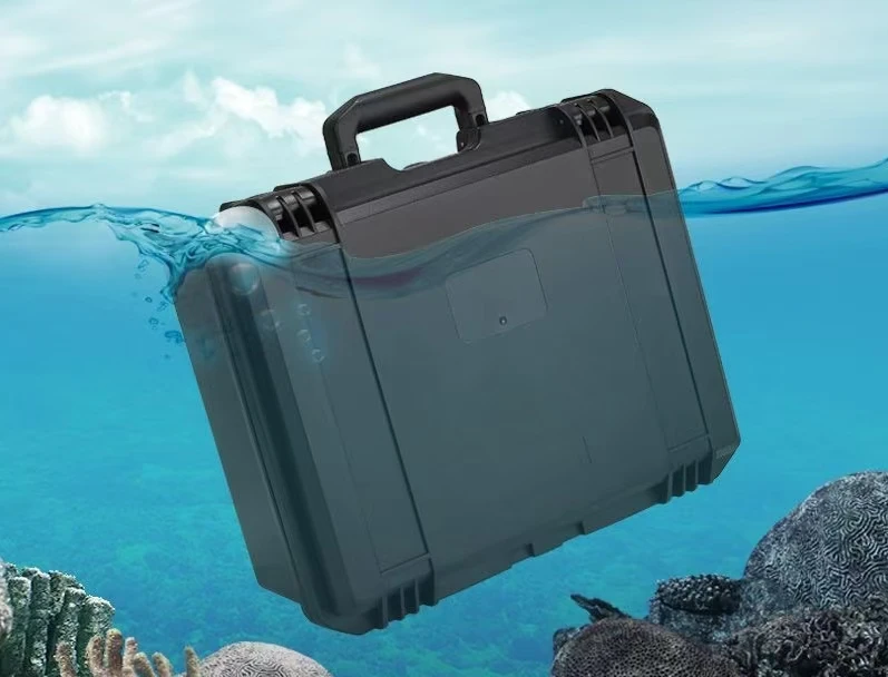 IP67 Black Waterproof Hard Plastic Case Foam Durable ABS/PP Material Shockproof Tool Boxes Equipment Carrying Protective Case