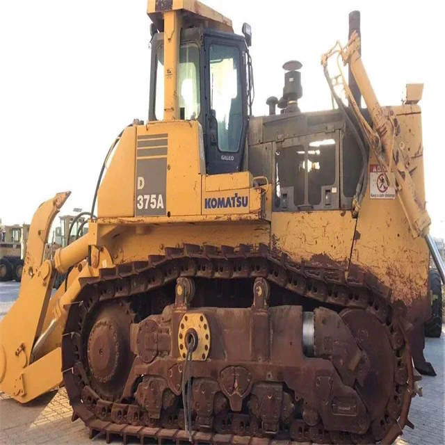 UsedKomatsu D375A Crawler Bulldozer Japan Made d375a D355A D155A Ripper Bulldozer