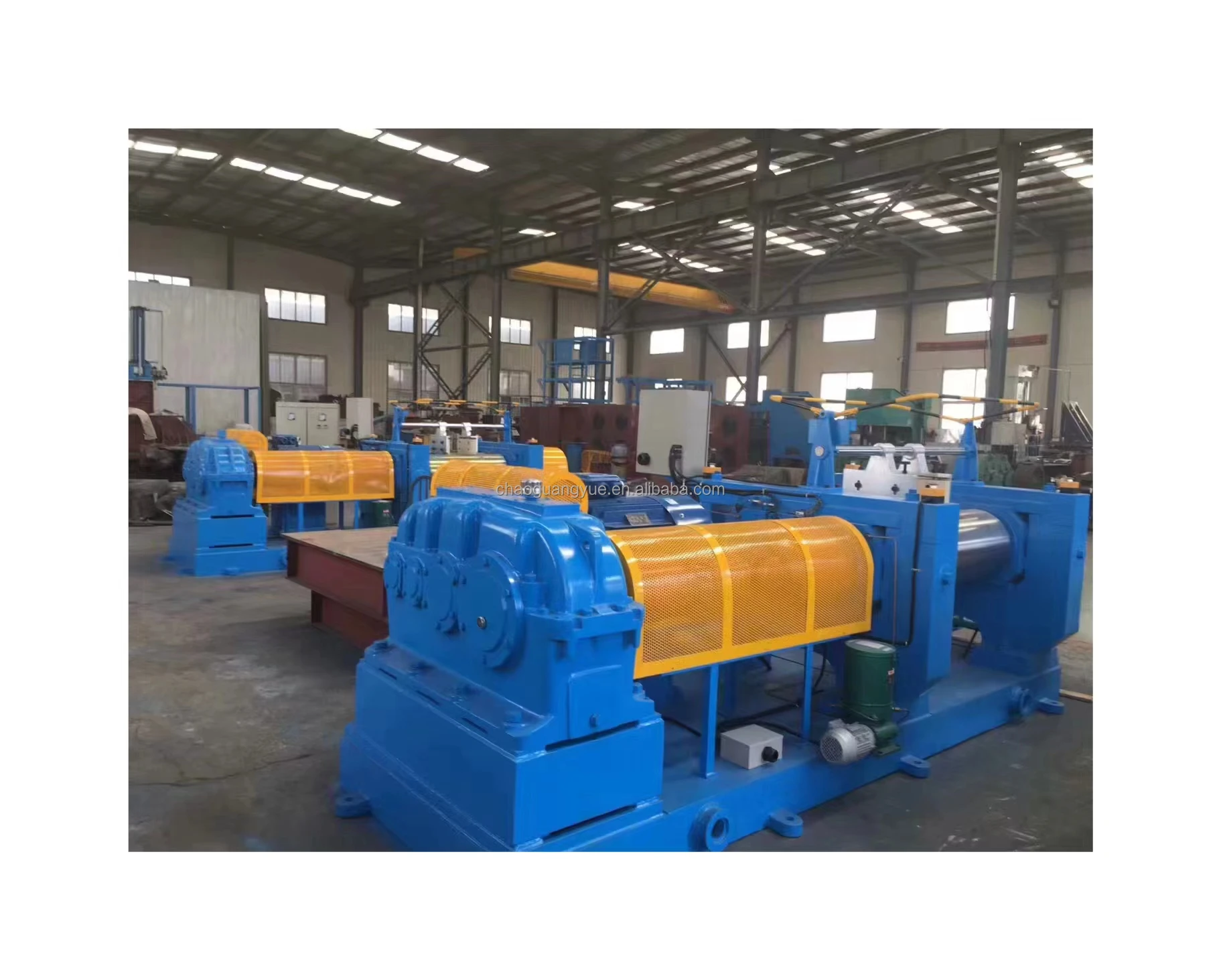 Open Mill Rubber Two roll mixing mills for PVC/PP/PE