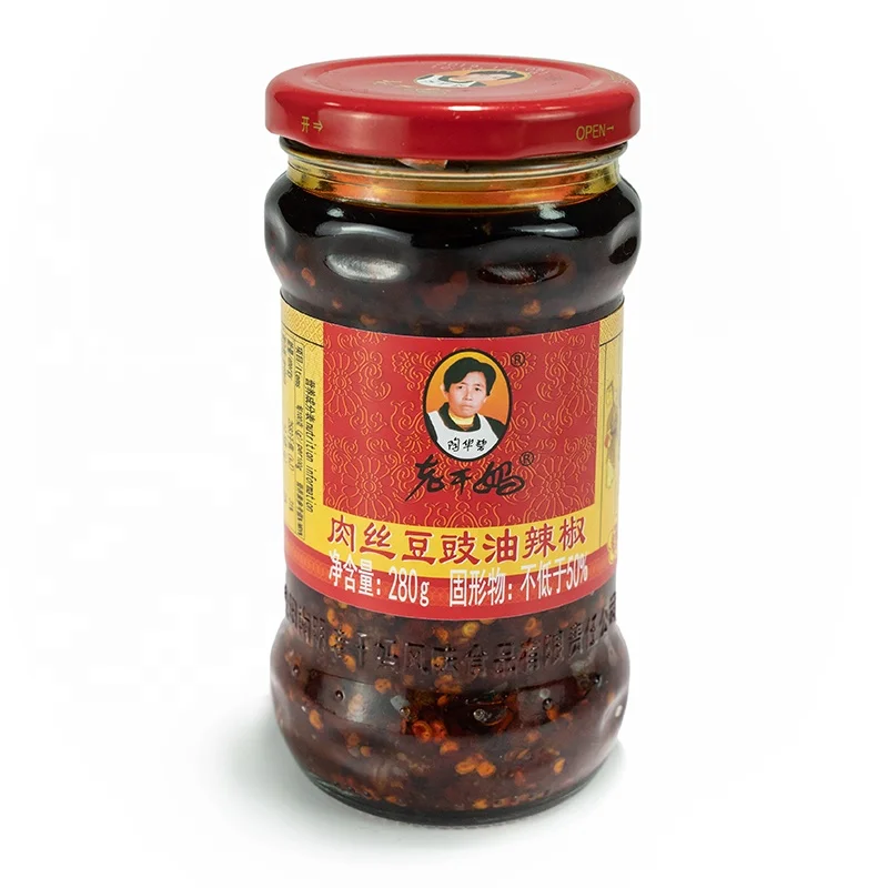 Соус LAO GAN CHILLI, оптовая продажа, китайская MA Fresh Laoganma, 280 г, стеклянная бутылка GK Wagyu, говядина шрирача, острый соус Чили, красное масло Чили