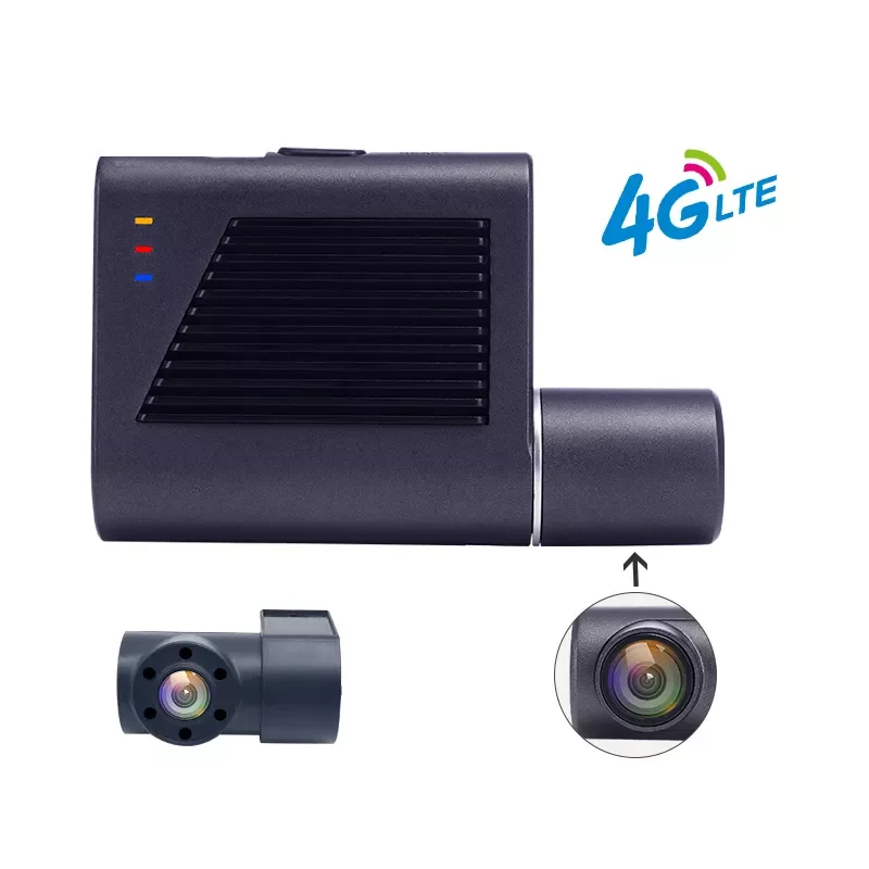 Видеорегистратор mini 4G автомобильная Двойная камера с ИК-подсветкой Wi-Fi ADAS gps для живого видео