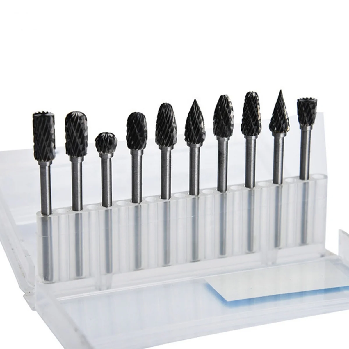 10pcs Carpenter Tungsten Steel Carbide Rotary File Set for Woodworking