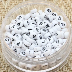 Multi Shape Square Round Star Flower and Various Color Gold Silver White Black Letter Smile Number Beads Spacer for DIYJewellery