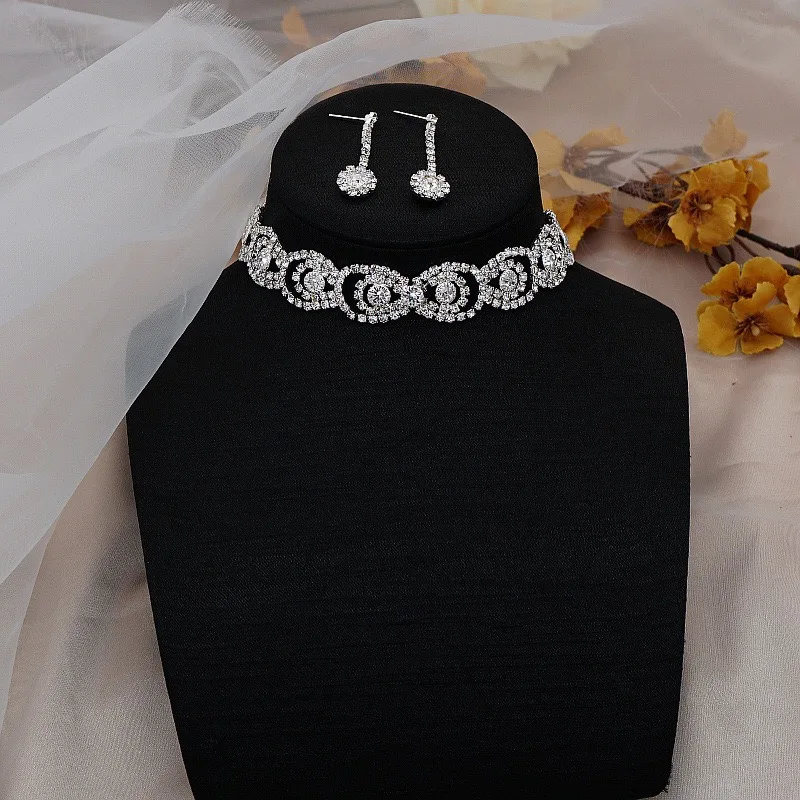 wedding bridal set, artificial bridal jewellery necklace set