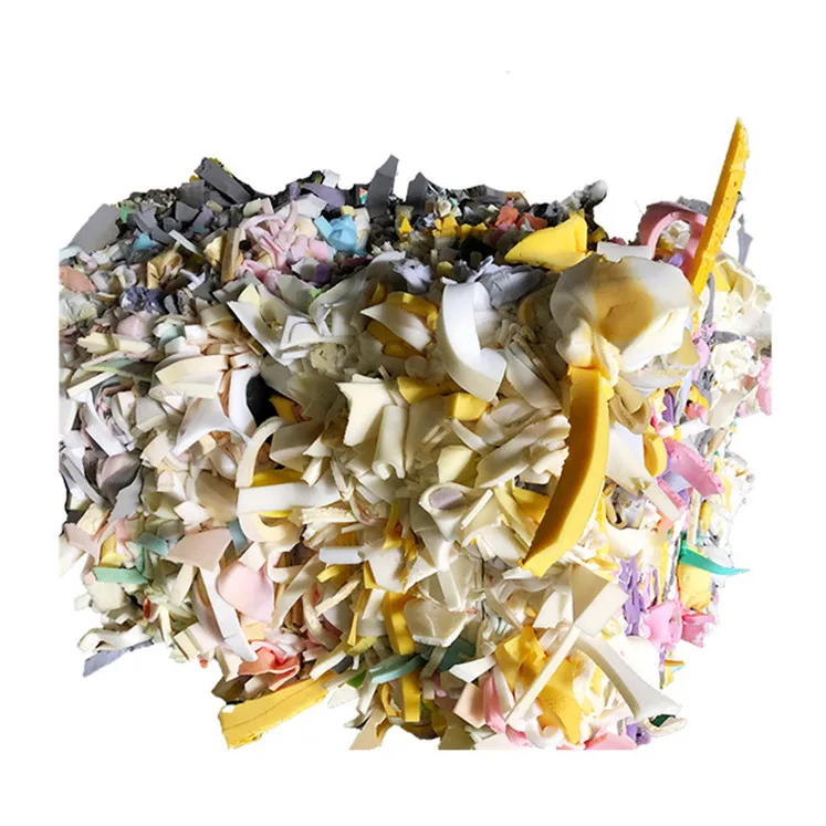 PU foam scrap recycled foam scraps recycled foam