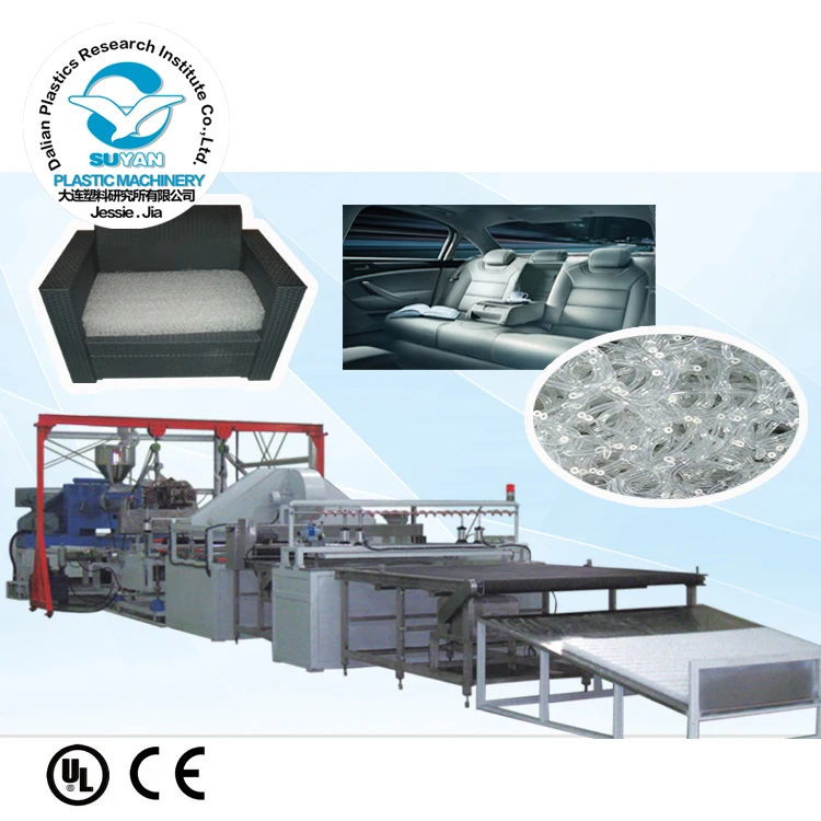 Plastic bed mat machine EVA elastomer mattress production machinery POE mattress production line polymer mattress machine
